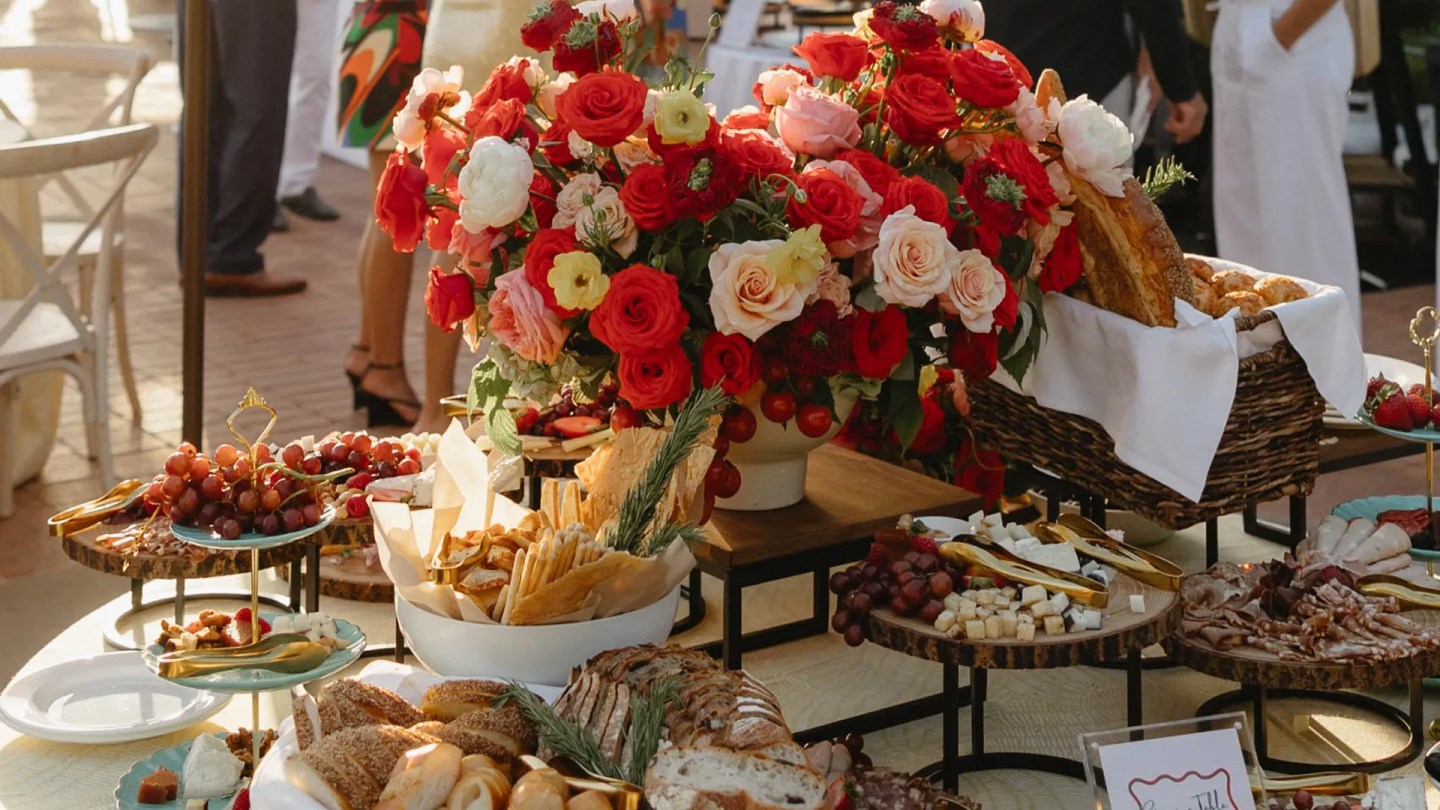 bella vista floral pastry arrangement