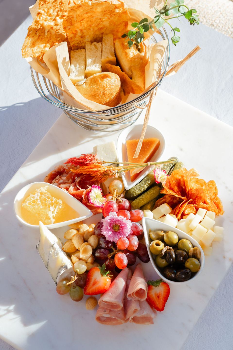 in room dining charcuterie amenity
