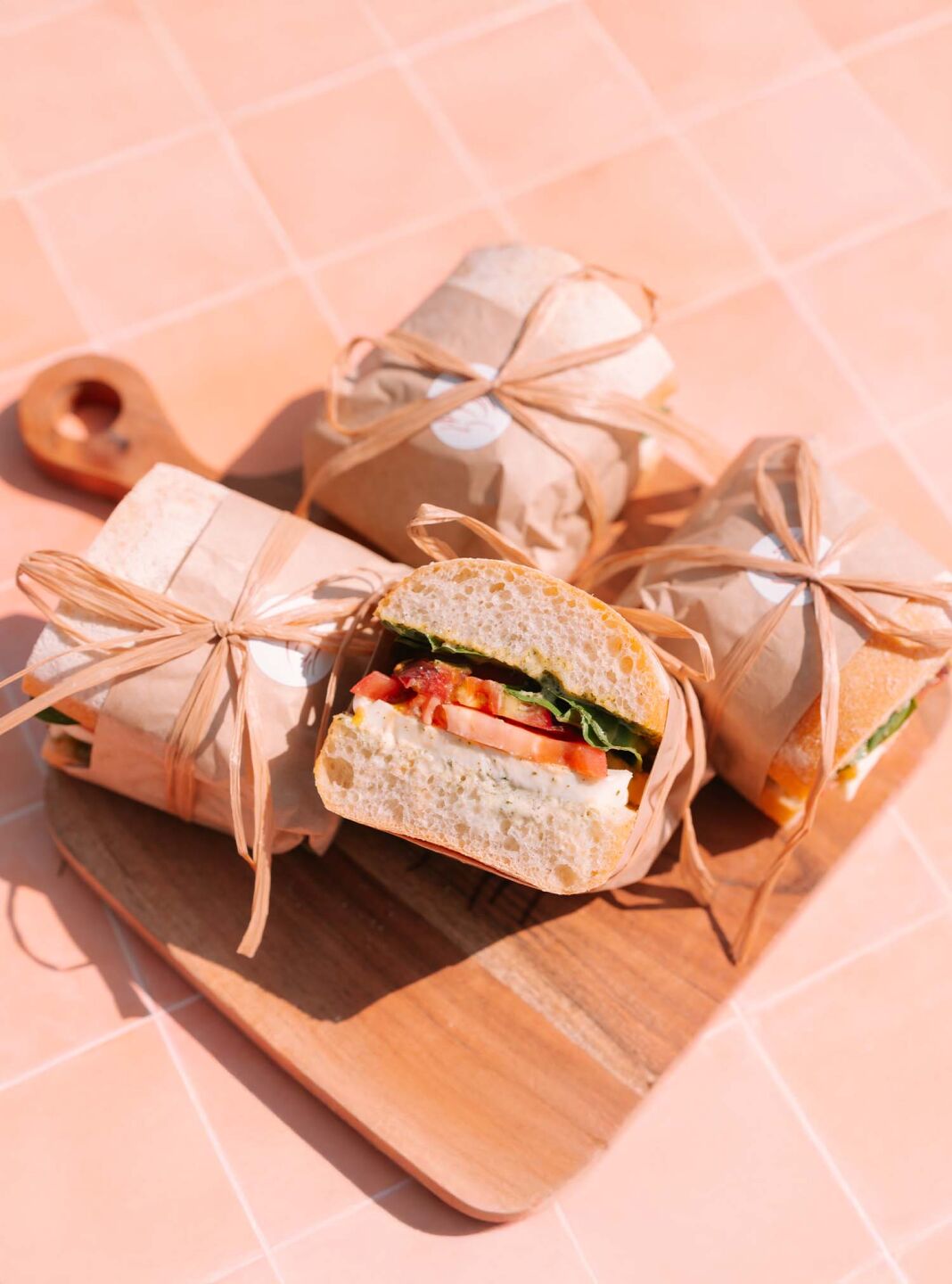 pelican picnic caprese sandwiches