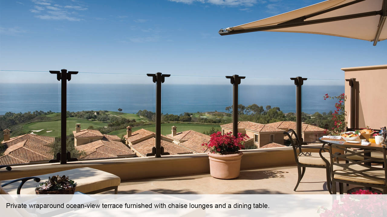 villa terrace view