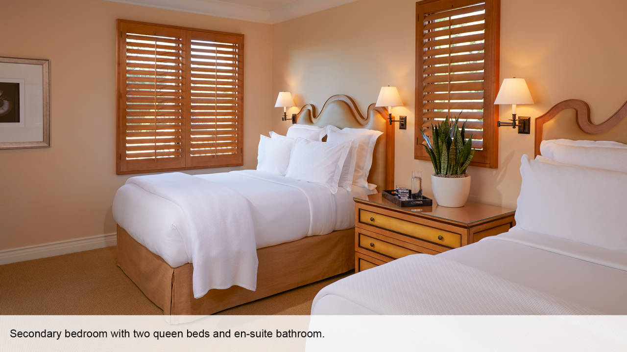 villa twin bedroom